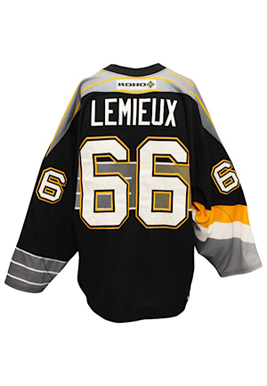 Circa 2000 Mario Lemieux Pittsburgh Penguins Team-Issued Jersey