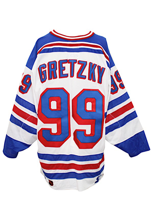 1998-99 Wayne Gretzky New York Rangers Team-Issued Jersey (Set 2 Team Tagging)