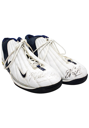 Dirk Nowitzki Dallas Mavericks Game-Used Custom Sneakers (JSA • Ball Boy LOA)