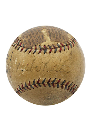 Babe Ruth Single-Signed OAL Baseball (Full JSA • Caught During BP)