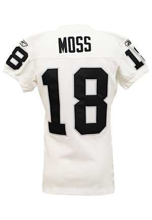2006 Randy Moss Oakland Raiders Game-Used Jersey