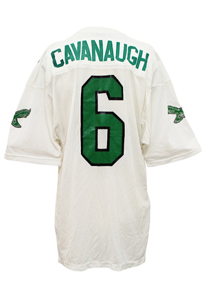 Late 1980s Matt Cavanaugh Philadelphia Eagles Game-Used Jersey 