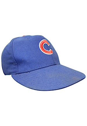 Circa 1992 Chicago Cubs Game-Used Cap Attributed To Sammy Sosa