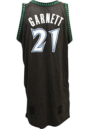 2004-05 Kevin Garnett Minnesota Timberwolves Game-Used Jersey (Custom Velcro)