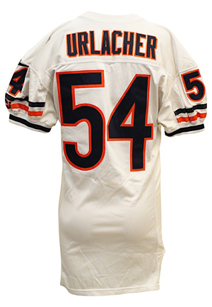 2000 Brian Urlacher Chicago Bears Game-Used & Dual-Autographed Rookie Jersey (JSA • Urlacher LOA)