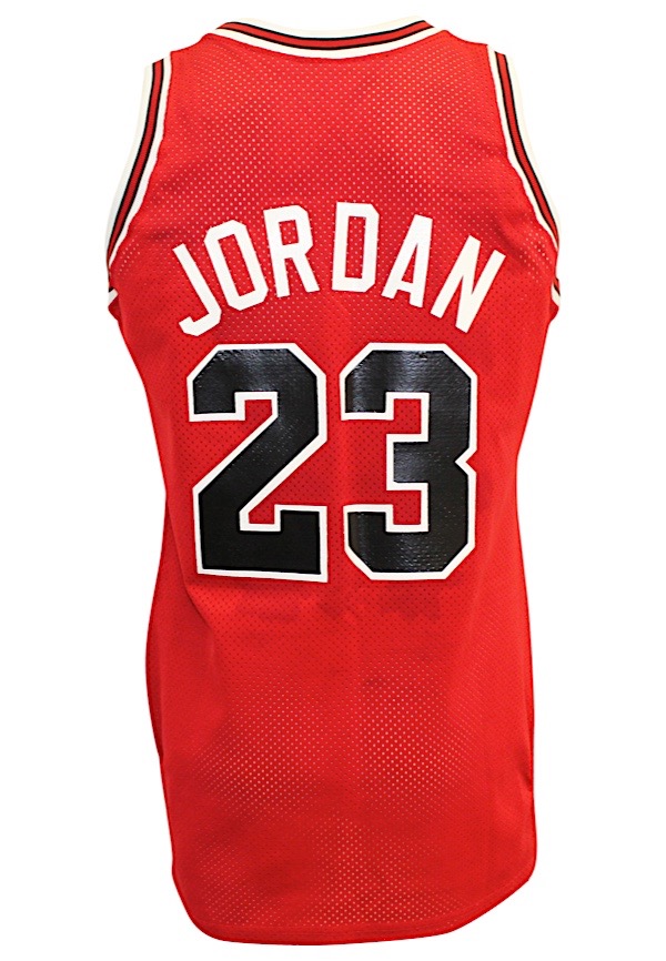 michael jordan game used jersey