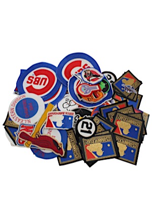 Large Grouping Of Sports Patches Including 2 Roberto Clementes, NFL 50th, Two 1984 Cubs, 34 1994 MLB & Many Others