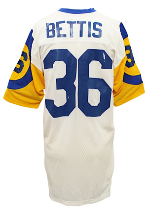 1994 Jerome Bettis Los Angeles Rams Game-Used Jersey (NFL 75 Patch)