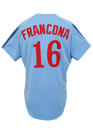 1981 Terry Francona Montreal Expos Game-Used Rookie Jersey