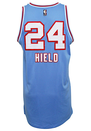 2016-17 Buddy Hield Sacramento Kings Game-Used HWC Jersey (NBA LOA • Photo-Matched & Graded 10)