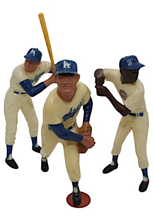 1960-1963 Hartland Baseball Autographed Statues (3)(JSA)