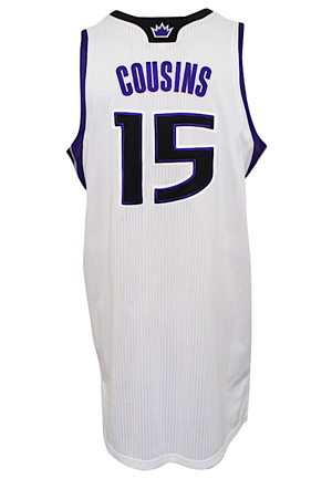 2010-11 Demarcus “Boogie” Cousins Sacramento Kings Game-Used Rookie Home Jersey (Photo-Matched • NBA LOA)