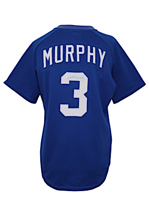Dale Murphy Atlanta Braves Player-Worn & Autographed Batting Practice Jersey (JSA)