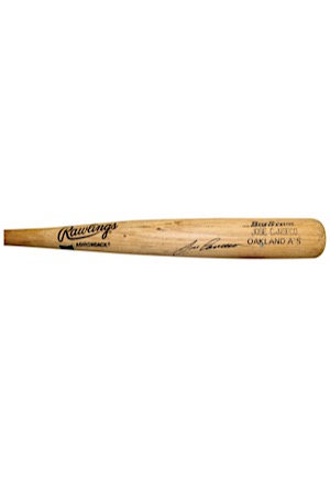 Jose Canseco Oakland As Game-Used & Autographed Bat (JSA • PSA/DNA Pre-Cert)