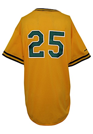 1980s Jose Canseco & Mark McGwire Oakland As Player-Worn & Autographed Batting Practice Jerseys (2)(JSA)
