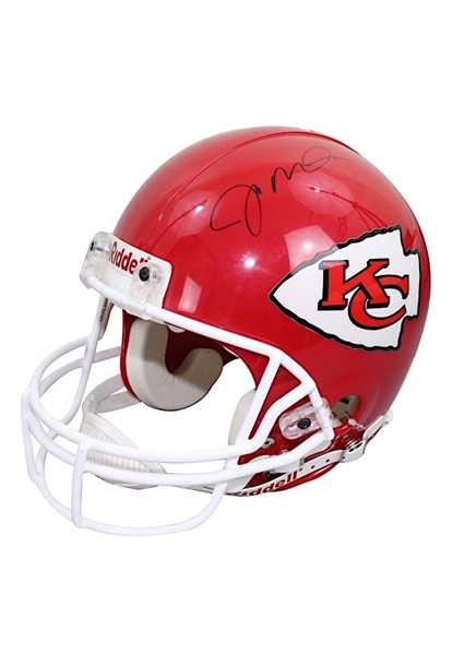 Joe Montana Kansas City Chiefs Autographed Replica Helmet (JSA)