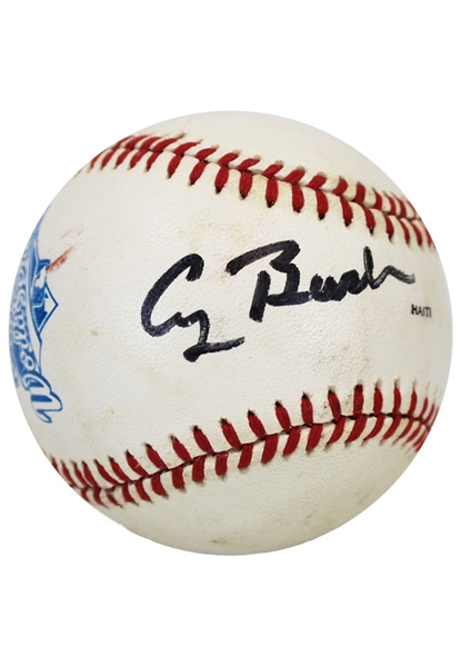 1989 George H.W. Bush Single Signed-Official World Series Baseball (JSA • Directly Sourced From As Employee)