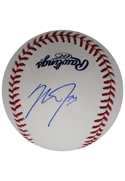 Mike Trout Single-Signed OML Baseball (JSA)