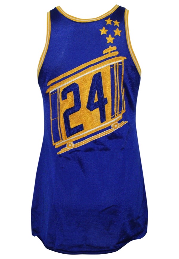 Lot Detail - 1966-67 Rick Barry San Francisco Warriors Game-Used Cable Car  Durene Jersey (Graded 10 • Highly Desirable One Year Style)