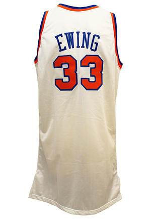1994-95 Patrick Ewing New York Knicks Game-Issued Home Jersey