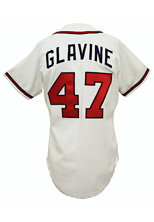 1993 Tom Glavine Atlanta Braves Game-Used Home Jersey
