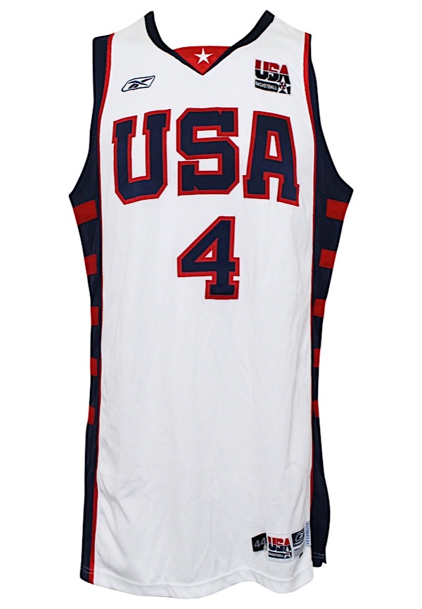 Allen Iverson USA Olympic Game-Used 