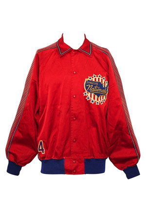 1954-55 Dolph Schayes Syracuse Nationals Player-Worn Jacket (Only One Known • Championship Season • Schayes Family LOA)