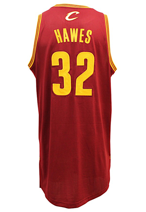 2013-14 Spencer Hawes Cleveland Cavaliers Game-Used & Autographed Home Jersey (JSA • Cavaliers LOA)