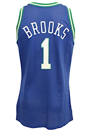 1994-95 Scott Brooks Dallas Mavericks Game-Used Road Jersey
