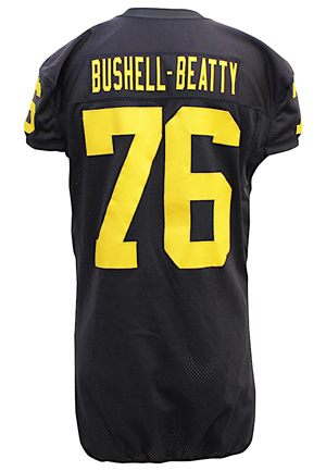 2015 Juwann Bushell-Beatty Michigan Wolverines Game-Used Citrus Bowl & Blue Jerseys (2)