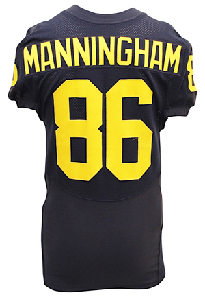 Circa 2006 Mario Manningham Michigan Wolverines Game-Used Jersey (Photo-Matched)