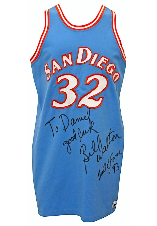 BILL WALTON San Diego Clippers Basketball 70s Graphic Tee Short-Sleeve  T-Shirt