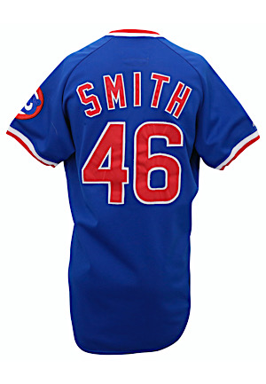 1987 Lee Smith Chicago Cubs Game-Used Jersey