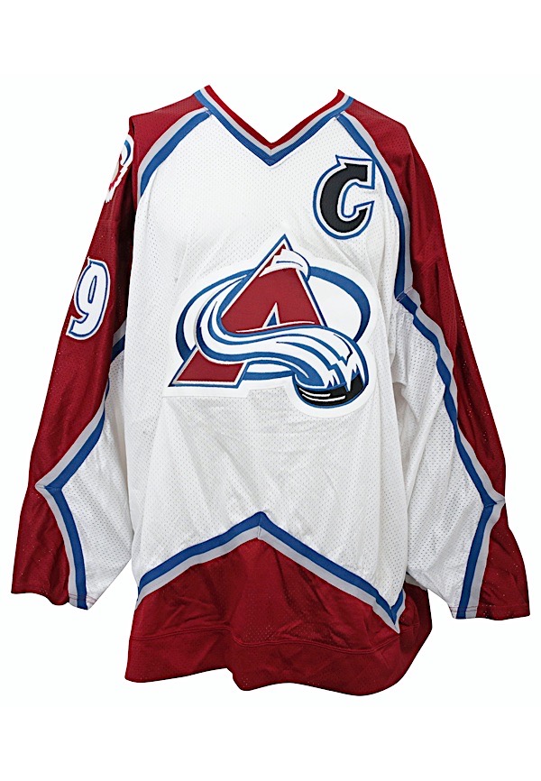 2005-06 Joe Sakic Game Worn Colorado Avalanche Stanley Cup Playoffs, Lot  #82529