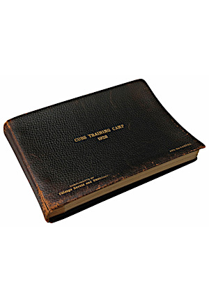 Joe McCarthys Personal 1928 Chicago Cubs Leather Photograph Album Loaded With 74 Type 1 First Generation Photos (PSA/DNA)