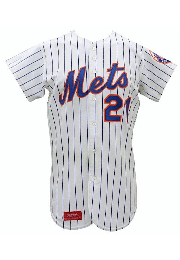 Lot Detail - 1973 Cleon Jones New York Mets Game-Used Home Jersey  (Photo-Matched • NL Champs Season)