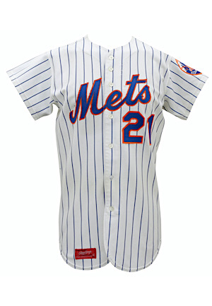 1973 Cleon Jones New York Mets Game-Used Home Jersey (Photo-Matched • NL Champs Season)