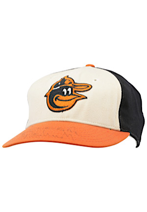 Circa 1976 Brooks Robinson Baltimore Orioles Game-Used & Autographed Cap (J.T. Sports)