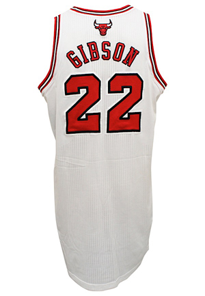 2013-14 Taj Gibson Chicago Bulls Game-Used Jersey (CharitaBulls LOA)