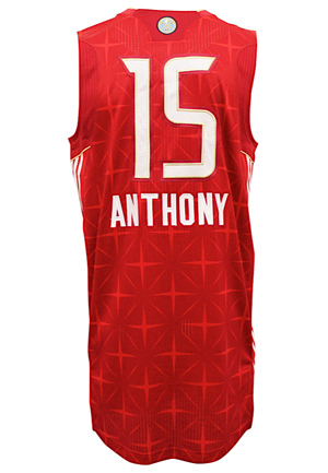 2009-10 Carmelo Anthony NBA All-Star Game Western Conference Game-Issued Jersey