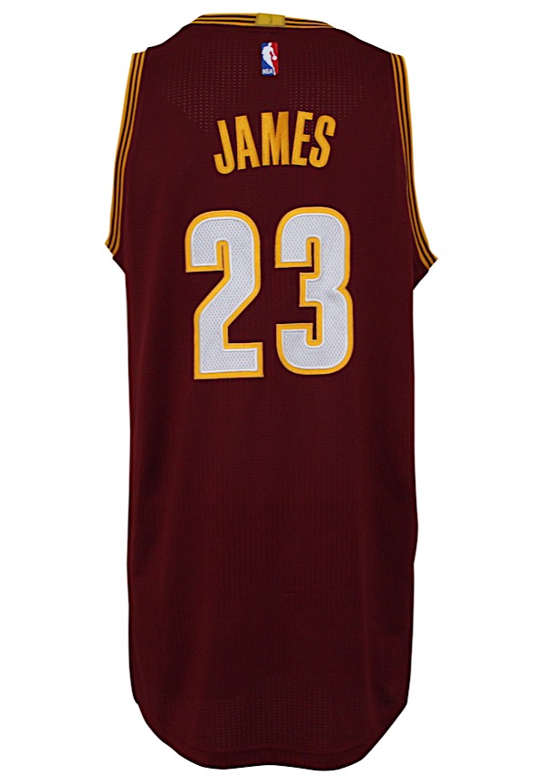 Lot Detail - LeBron James 2016-17 Cleveland Cavaliers Game Worn