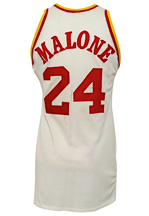 Late 1970s Moses Malone Houston Rockets Game-Used Jersey (Graded 10)