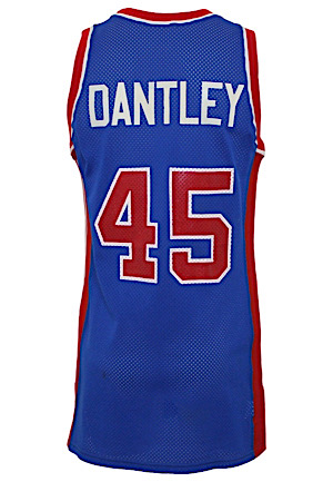 1988-89 Adrian Dantley Detroit Pistons Game-Used Road Jersey (Championship Season)