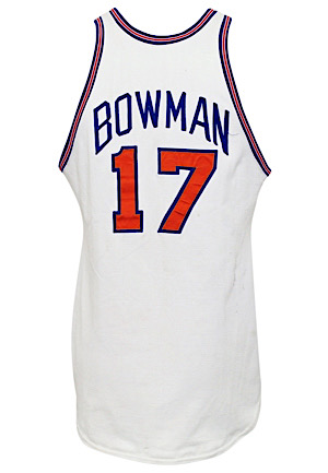 1969-70 Nate Bowman New York Knicks Game-Used Home Jersey (Photo-Matched To NBA Finals Game 7 • Championship Season)