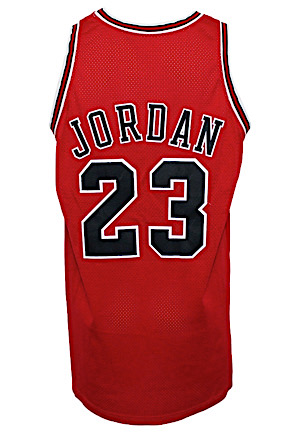 1997-98 Michael Jordan Chicago Bulls Game-Used Road Jersey (Championship & MVP Season)