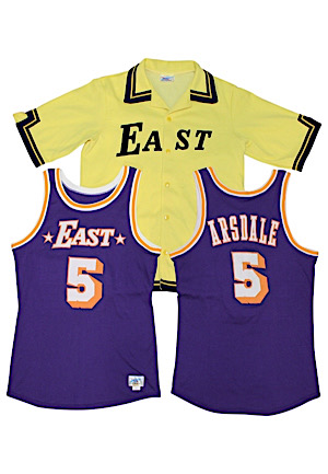 1975 Tom Van Arsdale ABA/NBA Tour Of Japan Game-Used All-Star Jerseys & Warm-Up Jacket (3)(Van Arsdale LOA)