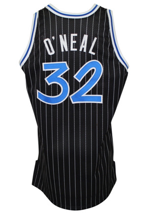 1992-93 Shaquille ONeal Orlando Magic Rookie Game-Used Road Jersey