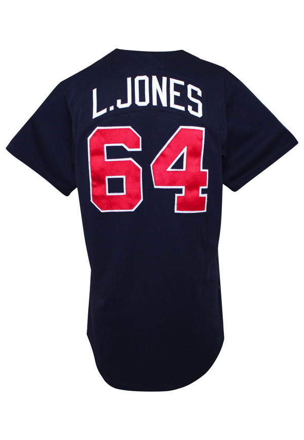 Lot Detail - 1993 Chipper Jones Atlanta Braves Rookie Debut Game-Used  Spring Training Jersey (Likely First MLB Jersey)