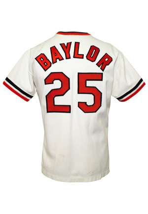 Circa 1972 Don Baylor Baltimore Orioles Game-Used Home Jersey