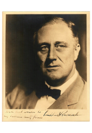Franklin Roosevelt Single-Signed Photo (Full PSA/DNA)